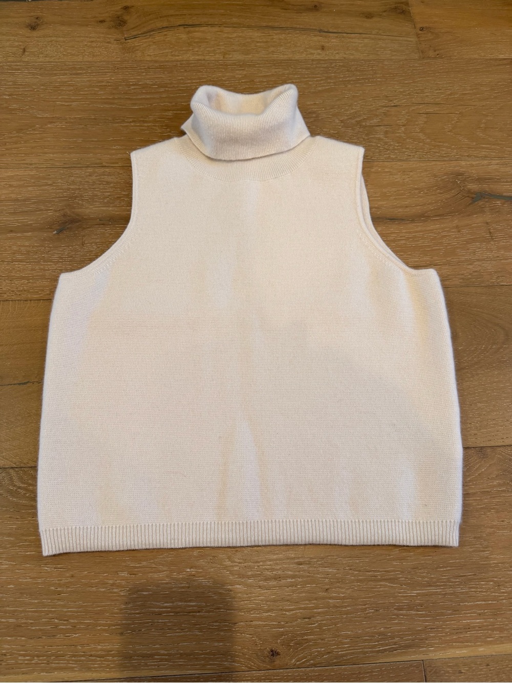 J. Crew 100% Cashmere Turtleneck Tank - size Small